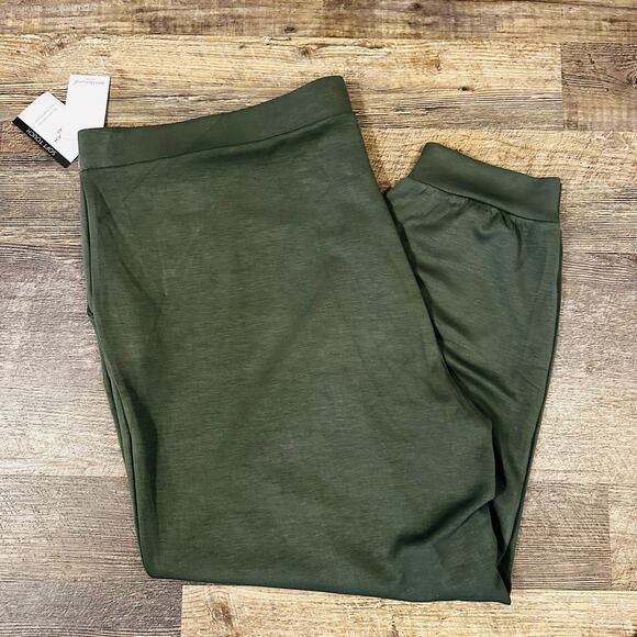 Westbound Pants - Westbound Soft Touch Jersey Hunter Green Jeans